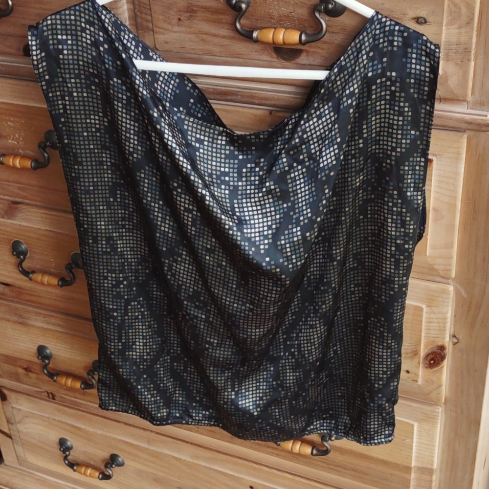 Flounce silk off shoulder top